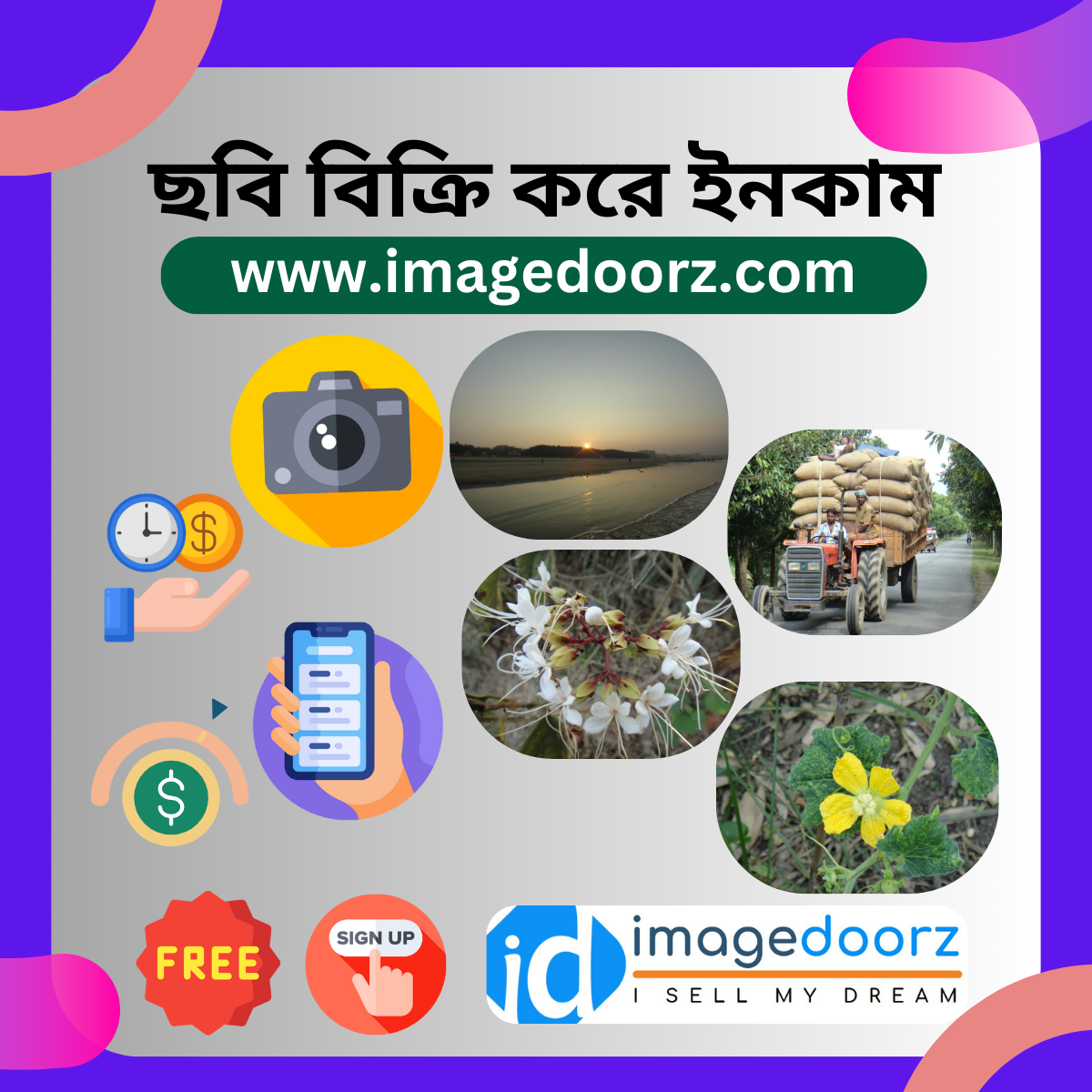 How to Sell Images Online Through ImageDoorz.com