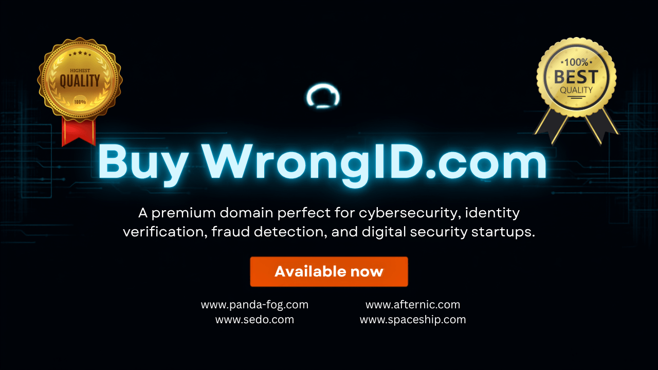 WrongID.com for Sale – Why Strong Visual Identity Starts with the Right Domain Name
